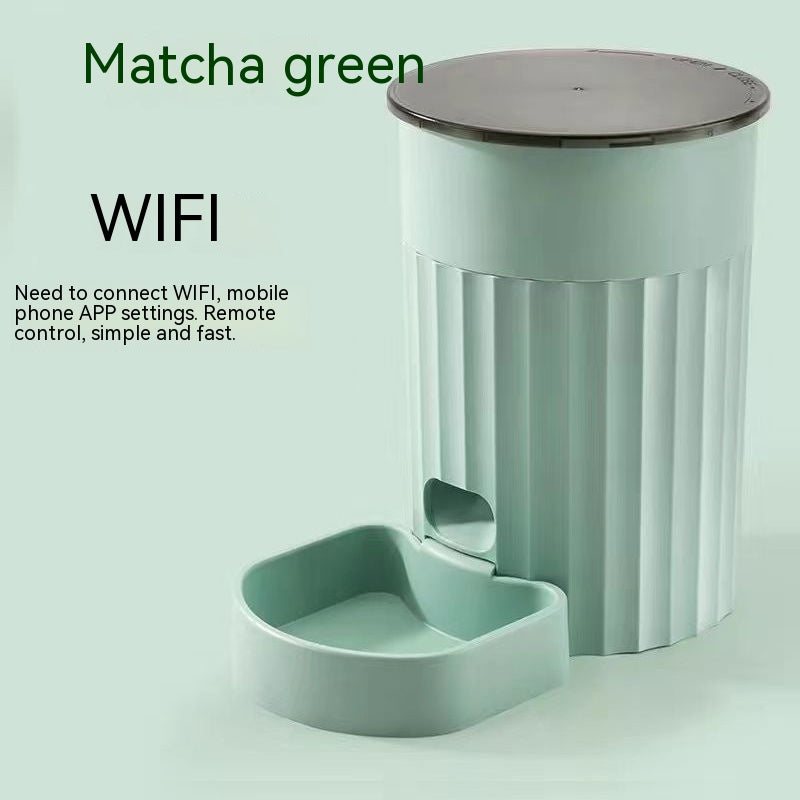 Automatic WiFi Pet Feeder — App-Controlled | 4L Capacity | Schedule Up to 10 Meals | iOS & Android
